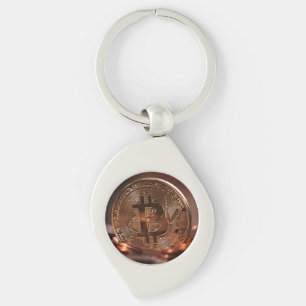 Bitcoin Coaster Keychain