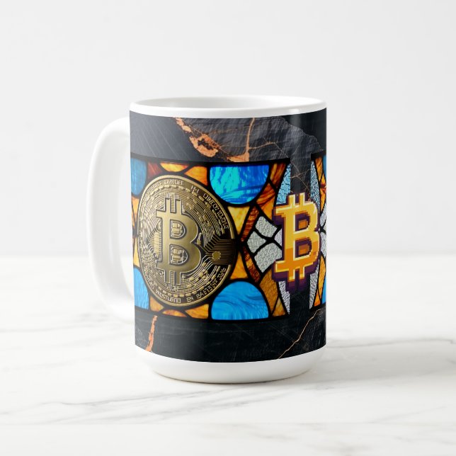 Bitcoin Coffee Mug (Front Left)