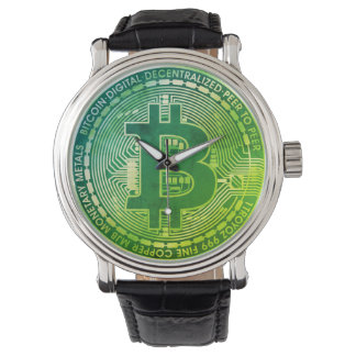 Bitcoin Coin Greenleaf Watch