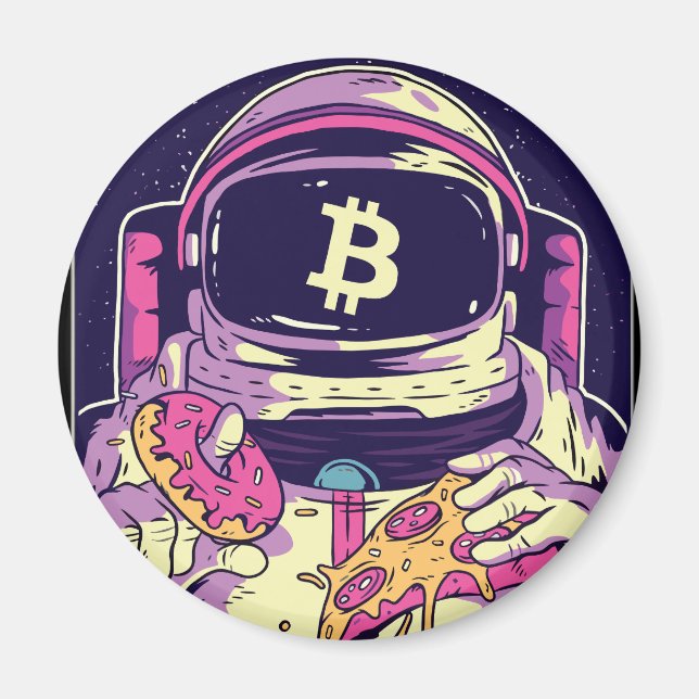 BITCOIN-Crypto Astronaut Magnet (Front)