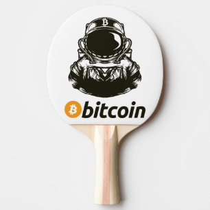 BITCOIN-Crypto Astronaut Ping Pong Paddle