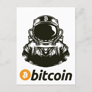BITCOIN-Crypto Astronaut Postcard