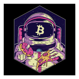 BITCOIN-Crypto Astronaut Poster