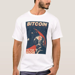 BITCOIN-Crypto Astronaut to the moon T-Shirt