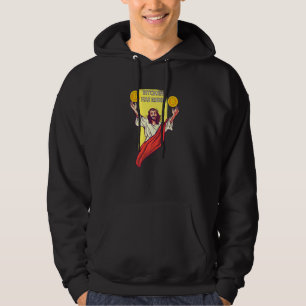 Bitcoin Crypto Has Risen  Cryptocurrency Jesus Hoodie