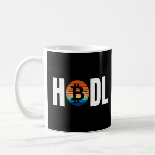 Bitcoin Crypto Hodl Text Cryptocurrency Simple Let Coffee Mug