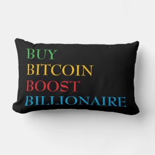 Bitcoin Crypto Lumbar Pillow