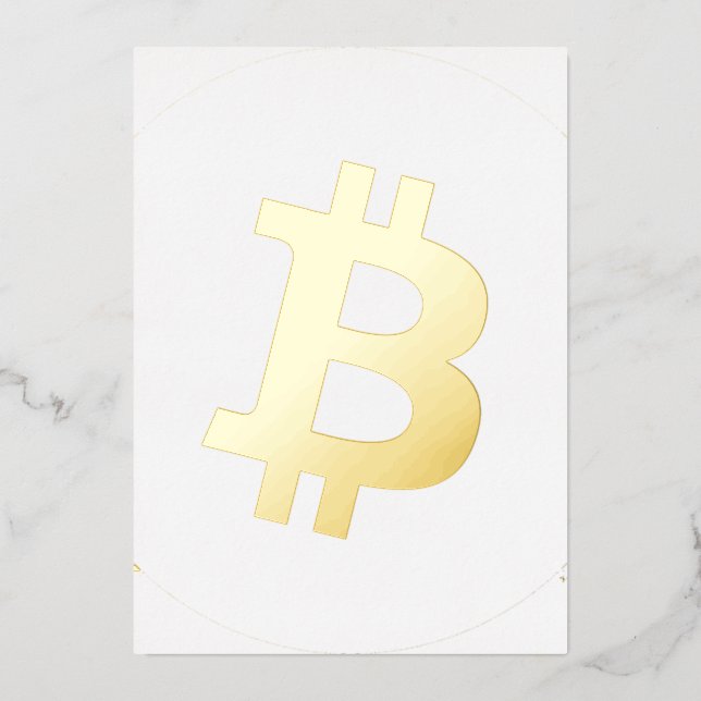 Bitcoin Cryptocurrency Logo (Front)