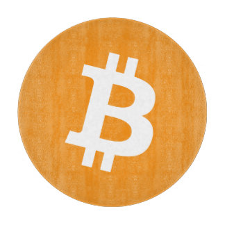 Bitcoin Cryptocurrency Logo Cutting Board