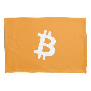 Bitcoin Cryptocurrency Logo Pillowcase