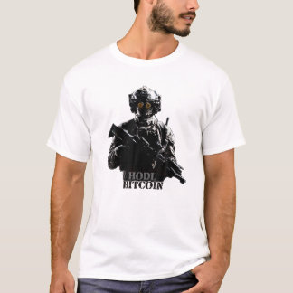 Bitcoin - Cryptocurrency Special Operator HODL - B T-Shirt