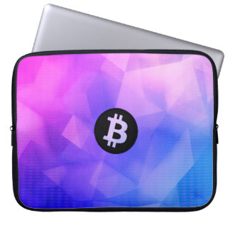Bitcoin Crystal (Miami Style 2) Laptop Sleeve