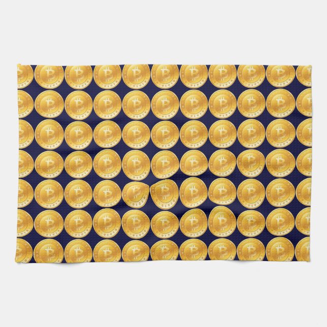 Bitcoin Currency - M1 Kitchen Kitchen Towel (Horizontal)