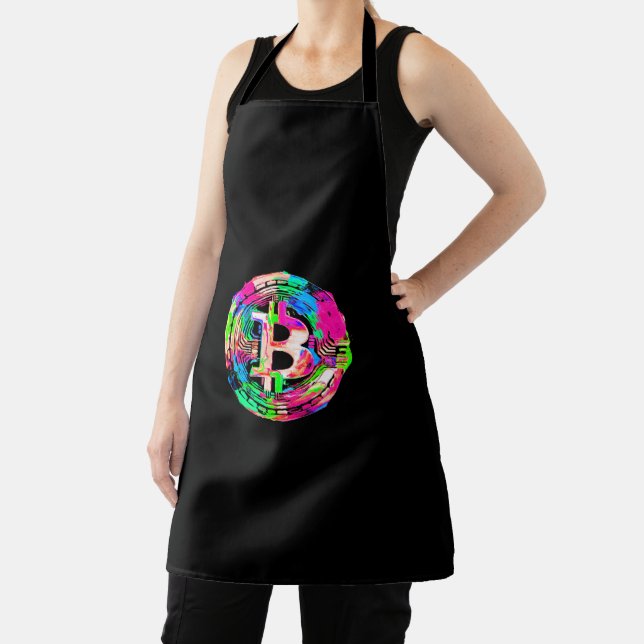 "Bitcoin Cypherpunk" Oil Painting Apron (Insitu)