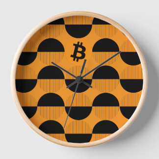 Bitcoin Designer Watch Clock