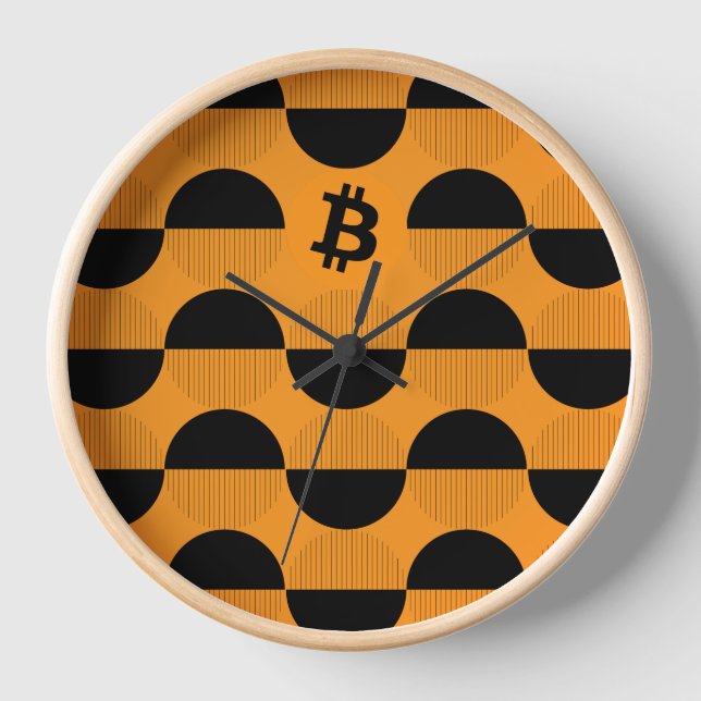 Bitcoin Designer Watch Clock (Front)