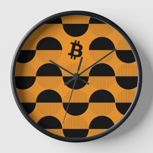 Bitcoin Designer Watch Clock (Front)