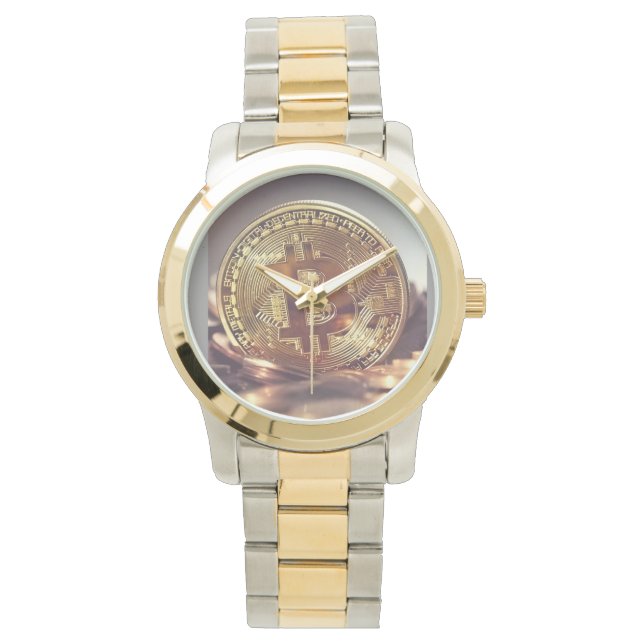 bitcoin devise, crypto montre (devant)