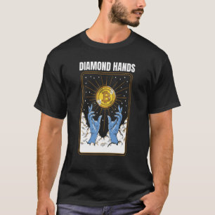 Bitcoin Diamond Hand Meme Crypto Hodl WSB T-Shirt