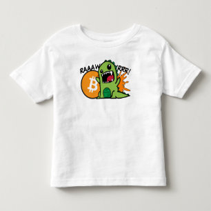 Bitcoin Dino toddler t-shirt