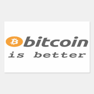 Bitcoin est un meilleur autocollant de Cryptocoin