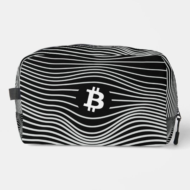 Bitcoin Force (Black)  Dopp Kit (Front)