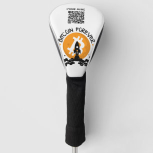 Bitcoin Forever Qr code Golf Head Cover