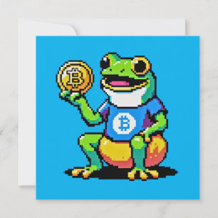 Bitcoin Frog - 8-Bit Crypto Journey Invitation