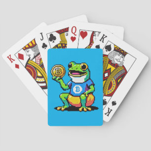 Bitcoin Frog - 8-Bit Crypto Journey Playing Cards