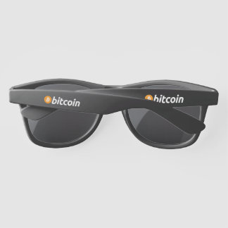 Bitcoin Full Logo W/White Text - Sunglasses