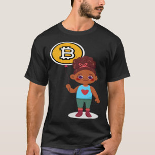 Bitcoin Girl Choice Of Investment Bitcoin Cryptocu T-Shirt