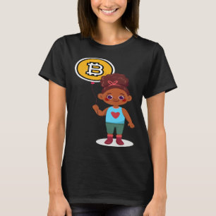 Bitcoin Girl Choice Of Investment Bitcoin Cryptocu T-Shirt