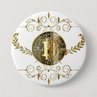 Bitcoin Gold Coin White Digital Money