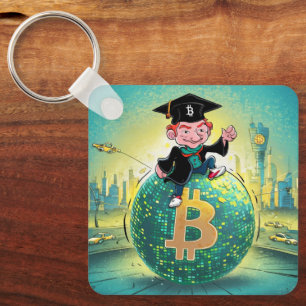 Bitcoin Graduation Keychain