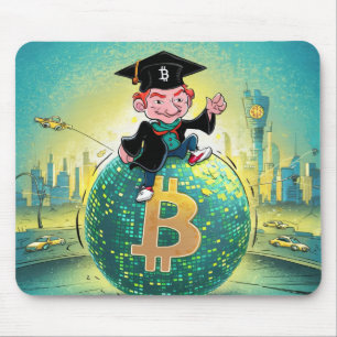 Bitcoin Graduation Mouse Pad