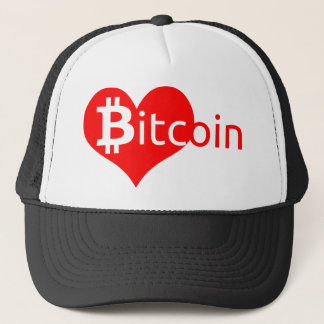 Bitcoin Heart Trucker Hat