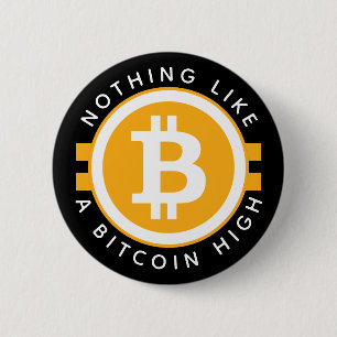 Bitcoin High 2 Inch Round Button