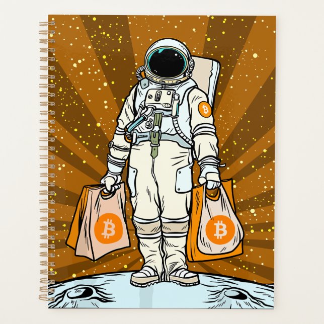 BITCOIN-HODL-Crypto Astronaut Planner (Front)