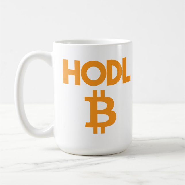 Bitcoin HODL Mug (Gauche)