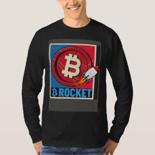 Bitcoin Hodler Bitcoin Rocket Course Explosion T-Shirt