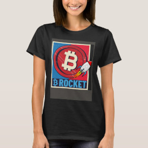 Bitcoin  Hodler Bitcoin Rocket Course Explosion T-Shirt