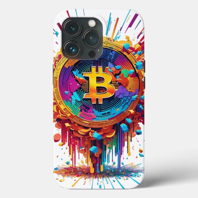Bitcoin illustration Case-Mate iPhone case (Back)
