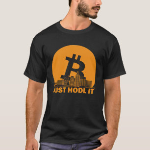 Bitcoin Indianapolis Skyline Indianapolis Bitcoin T-Shirt