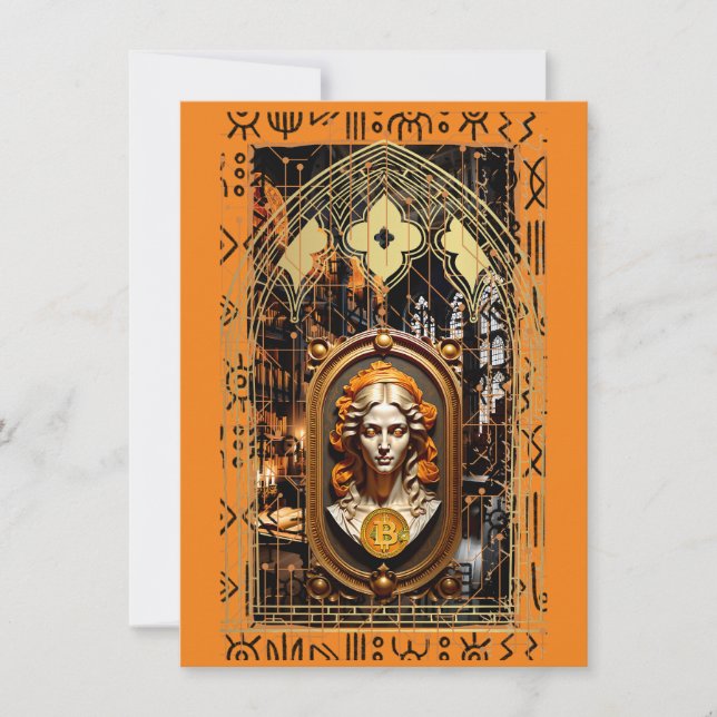 Bitcoin Knowledge Thank You Card (Front)