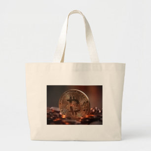 Bitcoin Large Tote Bag
