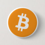 Bitcoin logo 2 inch round button<br><div class="desc">Bitcoin logo</div>