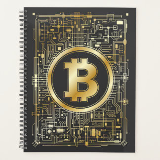 Bitcoin Logo Crypto Circuit Board Cryptomonnaie