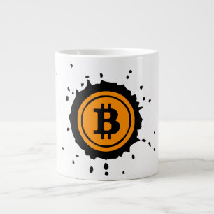 Bitcoin Logo Crypto Currency Large Coffee Mug