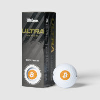 Bitcoin Logo Golf Balls
