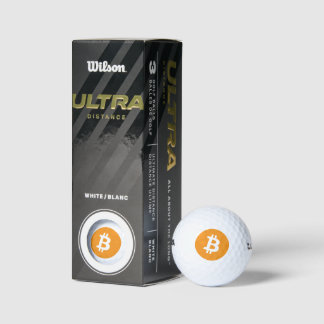 Bitcoin Logo Golf Balls